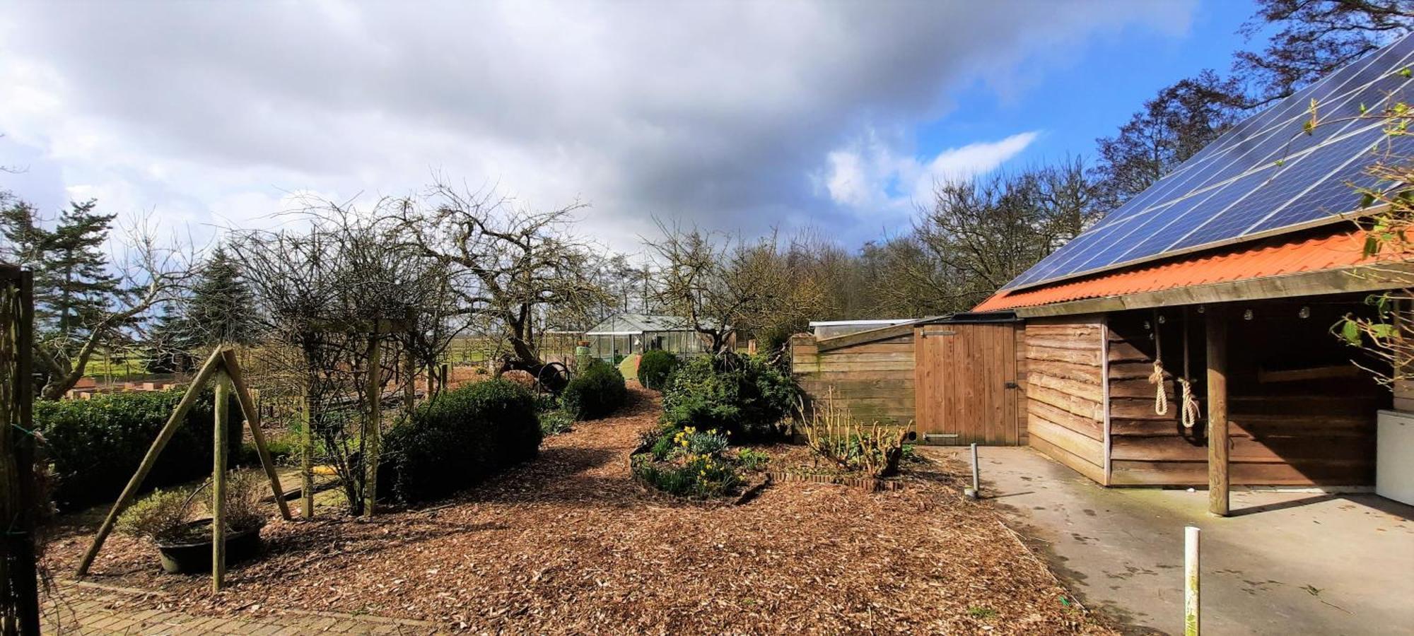 Appartement 2 Met Terras Aan De Tuin Van Op De Roemte Baflo Kültér fotó
